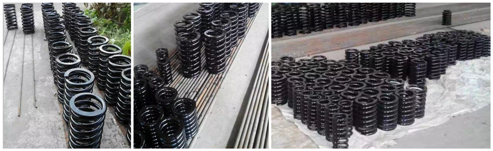 直線(xiàn)篩彈簧拼接圖